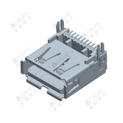 USB 3.0MM A TYPE 9P FEMALE .SMT DIP